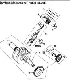 E04 Veivaksel, Stempel, Vekt