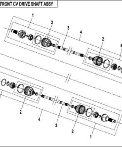 F27-2 Front CV Drivaksel