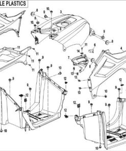 F04-2 Midtdeksel Kort + Lang