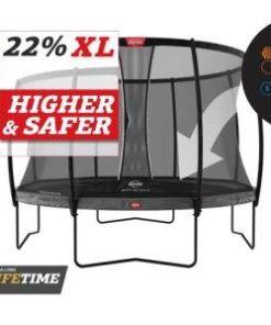 BERG Elite 430 Levels Grå + DLX XL sikkerhetsnett