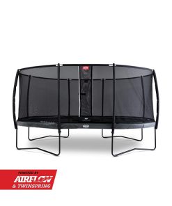 BERG Grand Elite 520 Grå + DLX XL Sikkerhetsnett