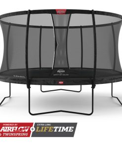 BERG Champion 330 Sort + Sikkerhetsnett Deluxe