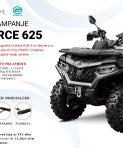 CFORCE 625 2024 EFI EPS Traktor A/B - Kort/Lang