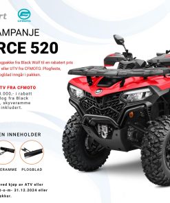 CFORCE 520 2024 Rødt/Sort