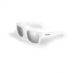 ARIETE SUNGLASSES White Silver/Mirror Lens