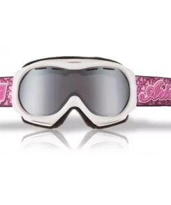 Snow Goggles Ariete 4kids: 5-8 years Pink w/Silver lens
