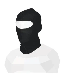 Balaklava Bomull Sort (one size)