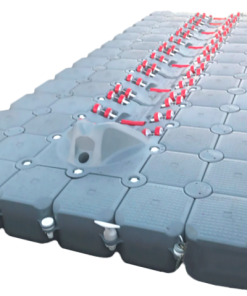 BoatPort 7 Plus, grå, 760cm x 300cm, flytekapasitet 6615kg