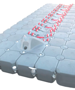 BoatPort 9 Plus, grå, 960cm x 300cm, flytekapasitet 8462kg