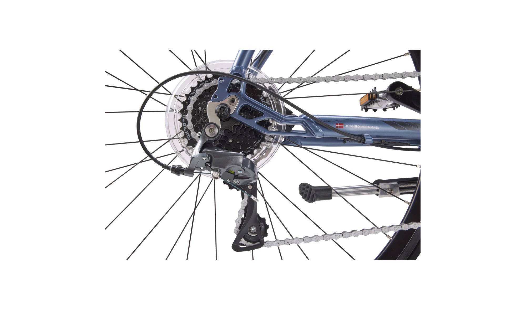 Citybike herre 28" sport-8 56cm blå