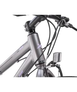 Hybrid sykkel dame 21-gir fast gaffel